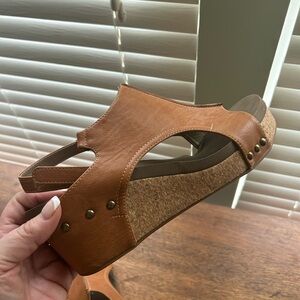 Corkys Boutique Wedge in Tan